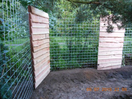 moet alleen nog een beetje opgehoogd worden maar dat komt als de schuren weg zijn