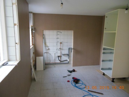 Bijna helemaal rond met de wandplaten