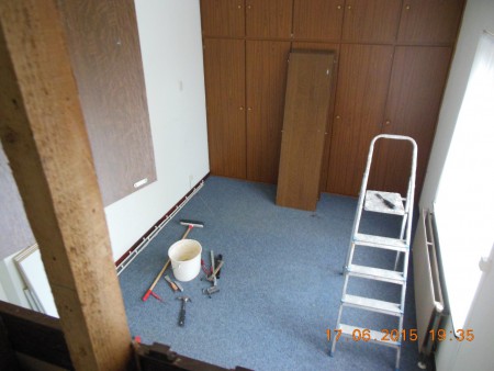 Bed naar de huiskamer