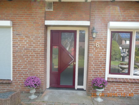 Onze nieuwe voordeur