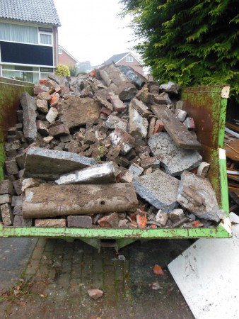 Verrassingen in de grond nu in de bak, wat hebben mijn mannen gewerkt