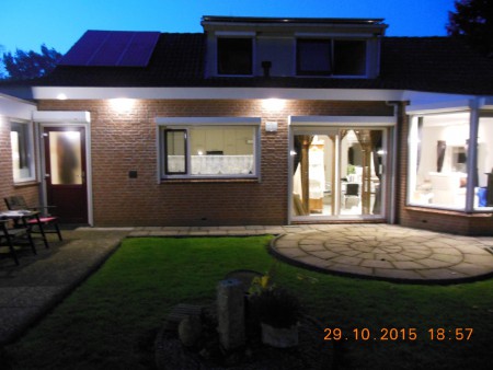 Verlichting achterkant werkt