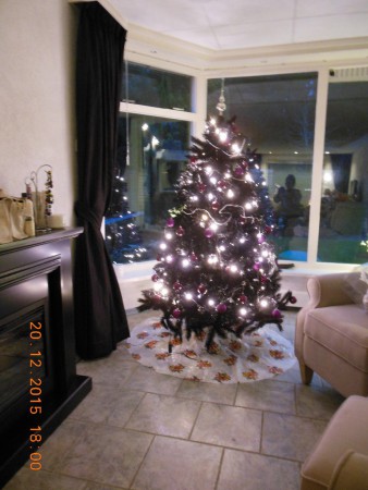 Ondanks de verbouwing toch nog in kerstsfeer