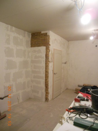 Ook weer klaar voor het stucwerk