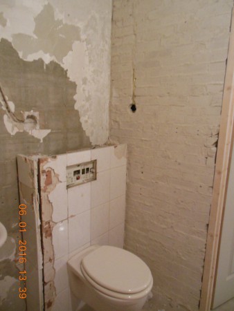 Ook hier kwam alles naar beneden