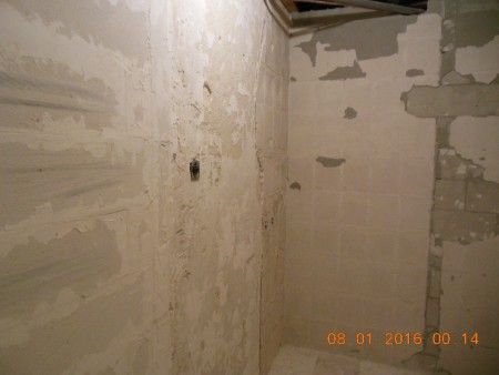 Leeg klaar voor de stucadoor