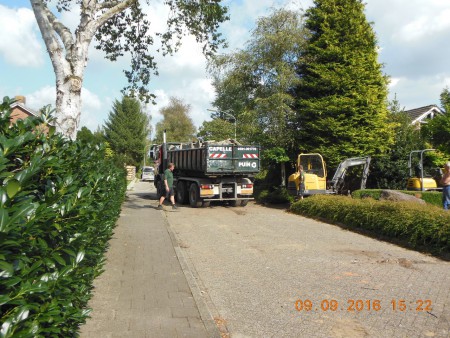 Dit kwam eruit, wagen had er best moeite mee om het omhoog te krijgen